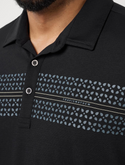 Travis Mathew Jersey Seas Polo | Black