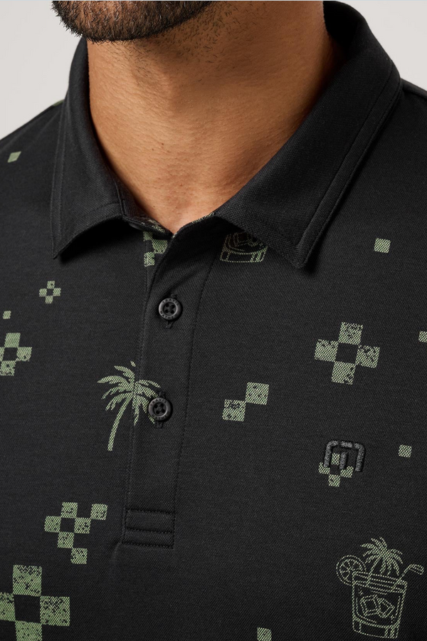Travis Mathew Beverage Cart Polo | Black