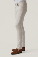 34 Heritage Courage Straight Leg Pants in Cream Cross Twill