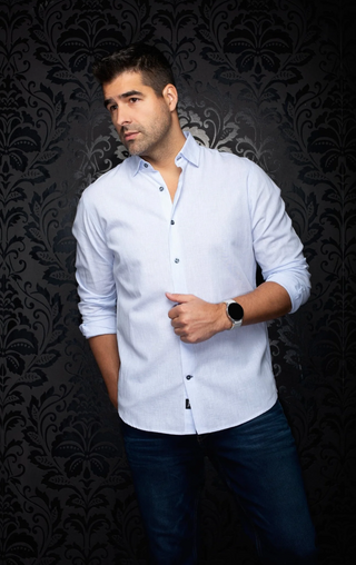 Au Noir Shirt | GERE, Blue