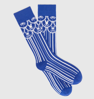Psycho Bunny ens Brad Dress Sock | Amparo Blue