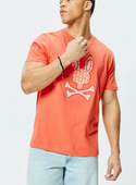 Psycho Bunny Mens Brad Graphic Tee | Amberglow