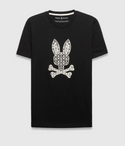 Psycho Bunny Mens Brad Graphic Tee | Black