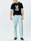 Psycho Bunny Mens Brad Graphic Tee | Black