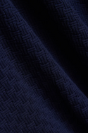 Psycho Bunny Mens Jace Oversized Knit Polo | Evening Blue