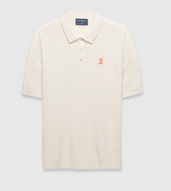 Psycho Bunny Zoom Mens Jace Oversized Knit Polo | Pristine