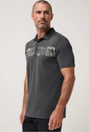 Travis Mathew Performance Jersey Marina Polo | Ebony