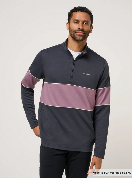 Travis Mathew Better Than Ever Quarter Zip | Ebony