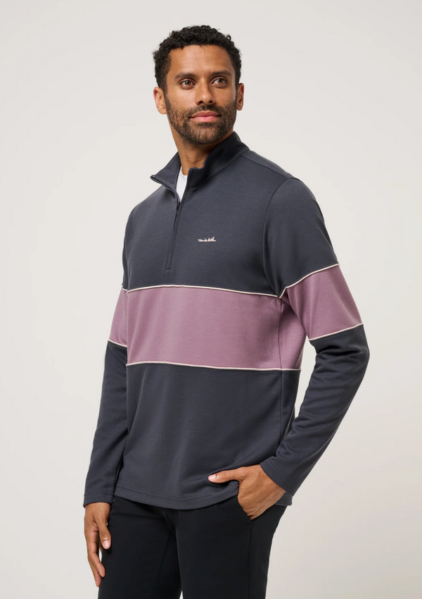Travis Mathew Better Than Ever Quarter Zip | Ebony