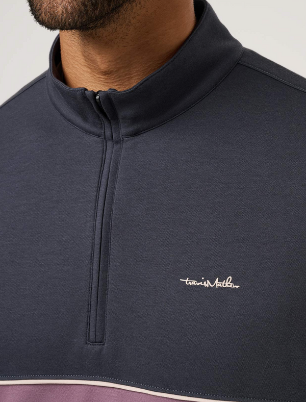 Travis Mathew Better Than Ever Quarter Zip | Ebony
