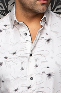 Au Noir Stretch Shirt | TRUMAN, Stone
