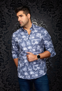 Au Noir Stretch Shirt | TRAVIS, Denim