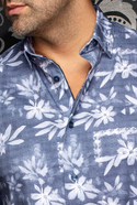 Au Noir Stretch Shirt | TRAVIS, Denim