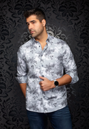 Au Noir Stretch Shirt | TIMOTHY, Sage