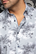 Au Noir Stretch Shirt | TIMOTHY, Sage