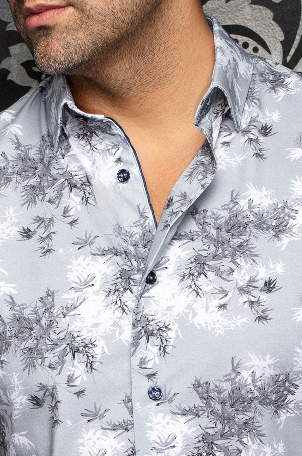 Au Noir Stretch Shirt | TIMOTHY, Sage