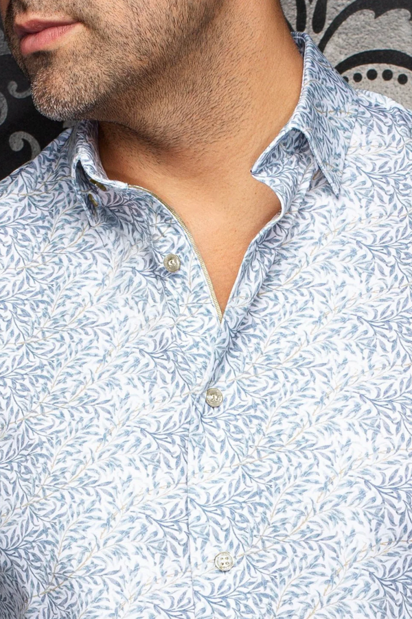 Au Noir Stretch Shirt | TITO, Sky Blue