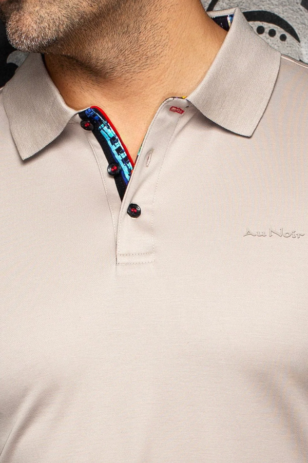 Au Noir Polo | EAGLE, Stone