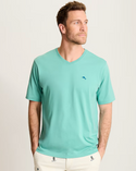 Tommy Bahama Bali Skyline V-Neck T-Shirt | Azure Water