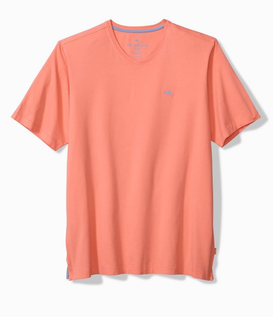 Tommy Bahama Bali Skyline V-Neck T-Shirt | Passion Peach