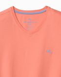 Tommy Bahama Bali Skyline V-Neck T-Shirt | Passion Peach