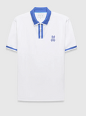 Psycho Bunny Mens Ridley Performance Pique Polo | White