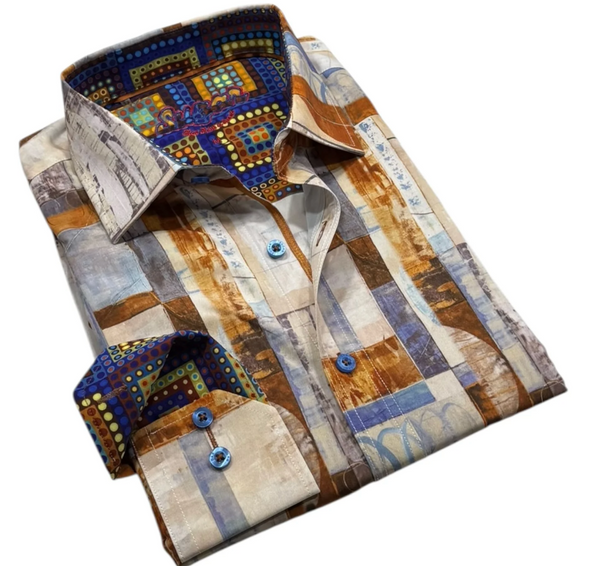 Sugar Long Sleeve Shirt BRECADE | Flame