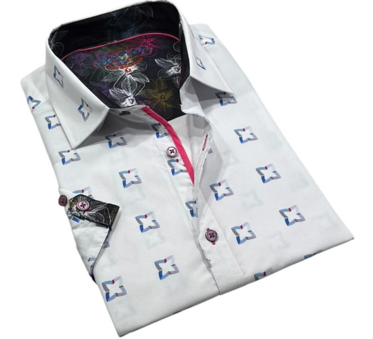 Sugar Short Sleeve Shirt DURAN | Sky