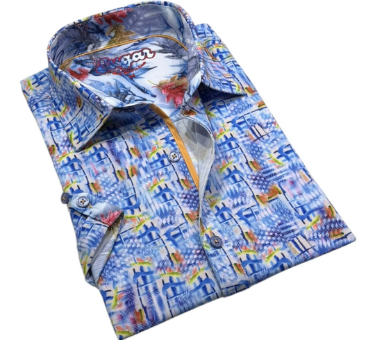 Sugar Short Sleeve Shirt MATTEO | Multi