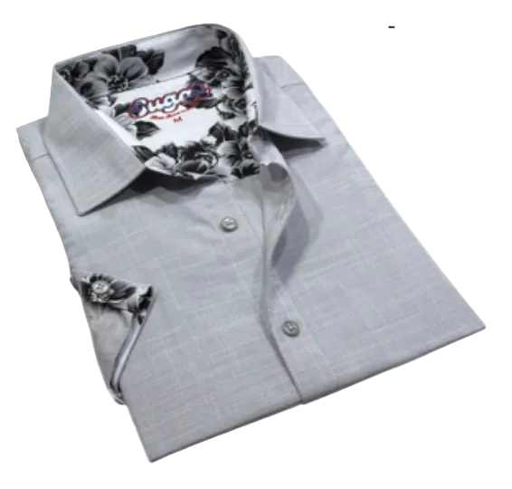 Sugar Short Sleeve Shirt KINZY | Silver