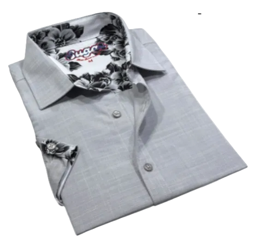 Sugar Short Sleeve Shirt KINZY | Silver