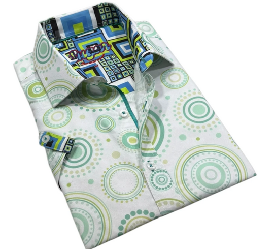 Sugar Short Sleeve Shirt JARVAN | Cloud