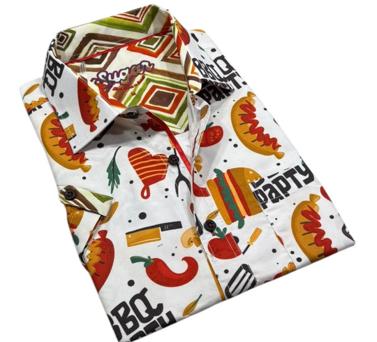 Sugar Short Sleeve Shirt  BBQ | Multi