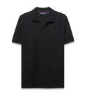 Psycho Bunny Mens Johnny Collar Polo Geoffrey | Black