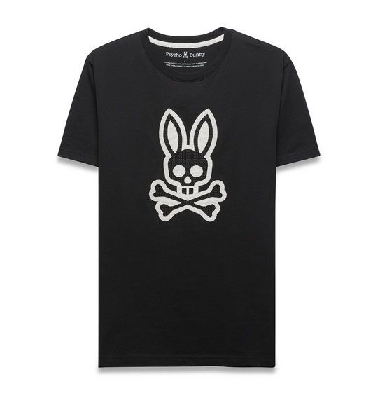Psycho Bunny Mens Graphic Tee Elijah | Black