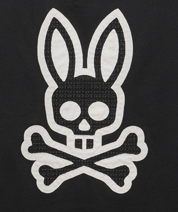 Psycho Bunny Mens Graphic Tee Elijah | Black