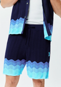 Psycho Bunny Holden Knit Short 6" | Evening Blue