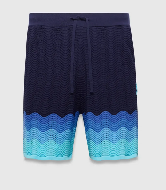 Psycho Bunny Holden Knit Short 6" | Evening Blue