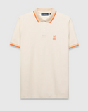 Psycho Bunny Mens Holden Pique Polo | Sand Shell