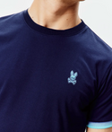 Psycho Bunny Mens Holden Tee | Evening Blue