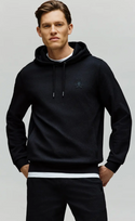 Psycho Bunny Mens Kai Hoodie | Black