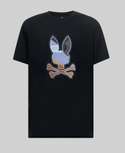 Psycho Bunny Mens Dante Bunny Graphic Tee | Black