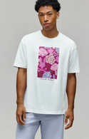Psycho Bunny Mens Rowen Bunny Graphic Tee | White