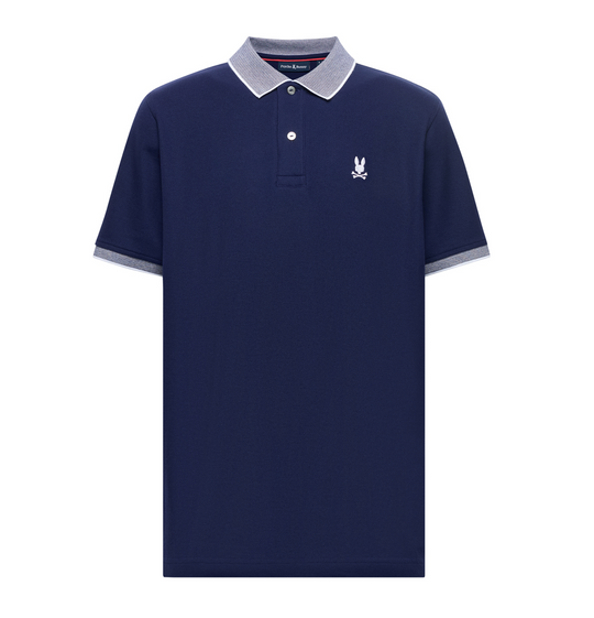 Psycho Bunny Mens Polo Jonas | Evening Blue