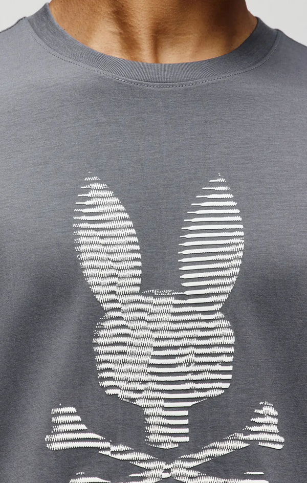 Psycho Bunny Men Graphic Tee Grant | Blackened Pearl