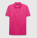 Psycho Bunny Mens Classic Pique Polo | Pink Yarrow