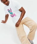 Psycho Bunny Mens Nate Graphic Tee | White