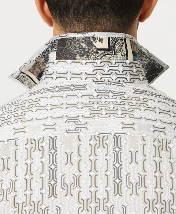 ROBERT GRAHAM SHIRT MISSING LINKS | KHAKI