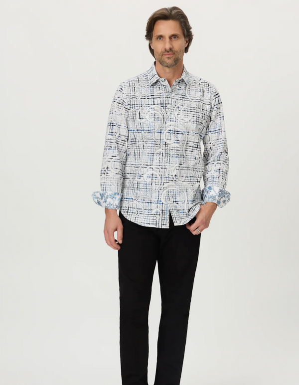 ROBERT GRAHAM SHIRT WEBSTER | WHITE