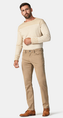 34 Heritage Courage Straight Leg Pants In Roasted Cashew Twill